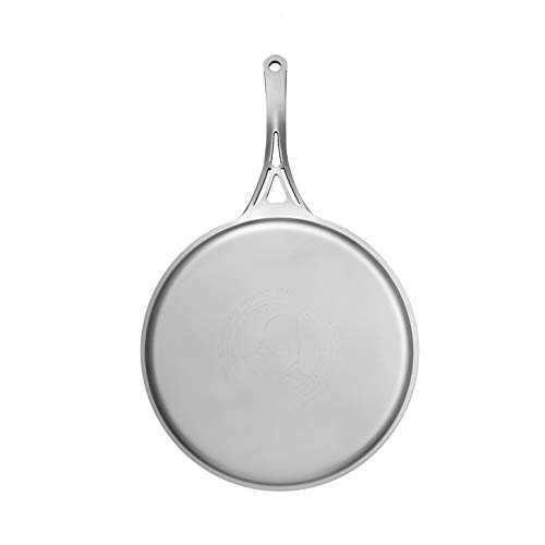 SOLIDTEKNICS nöni 11inch Skillet Lid/Crêpe Pan TwoinOne Seamless