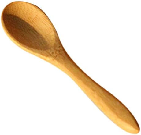 Elegance4beauty(TM) Convenient Small Wooden Baby Honey coffee Spoon Condiment Spoon 9.2*2.0cm