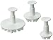 ELINKA Fondant Cake Cutter Mold Decorating Plunger Sugarcraft Snowflake Cutters Tools Set of 3