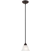 Livex Lighting 1340-07 Essex 1-Light Mini Pendant, Bronze