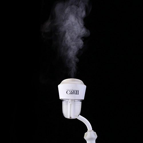 COKAUNION Car Charger With Air Humidifier Portable Ultrasonic Mini Cool Mist Aroma Humidifier - 2 Port Quick Charge Car Charger - Can Add Water-soluble Aroma Essential Oil (Purple)
