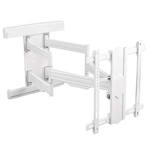 Ricoo S7544-W, Support Murale TV, 55-100" (140-254Cm) Suspendu, Orientable, Inclinable, Support Écran Universel Accroche Moniteur Vesa 400X400, Blanc