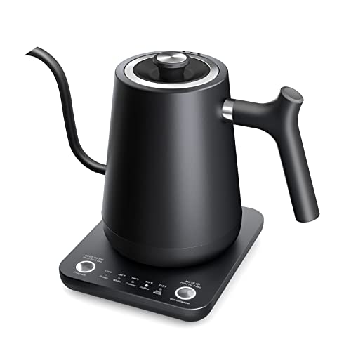 Gooseneck Electric Tea Kettle Pourover Kettle For Coffee With