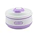 SuperShop Silicone Collapsible Travel Cup for Outdoor Camping and Hiking Foldable Food-grade Silicone Lightweight Collapsible Coffee Cup with Lid (Purple)