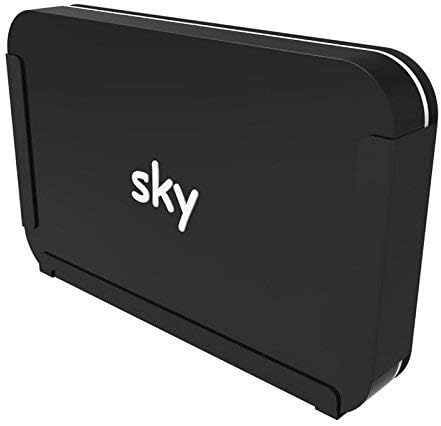 Penn Elcom Wall Mount Bracket for Sky Q 1TB Box - Black - WB-SKYQ-K