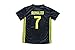 #7 Cristiano Ronaldo Home Kid Soccer Jersey & Matching Shorts Set 2018/2019 (Black (Juve), Youth XL (12-13 Years Old))