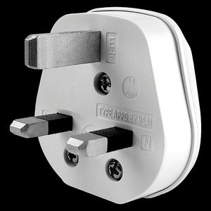 Pik-a-Pak 9248-13A-Rnw 13A 3Pin Impact Resistant Plug Top White