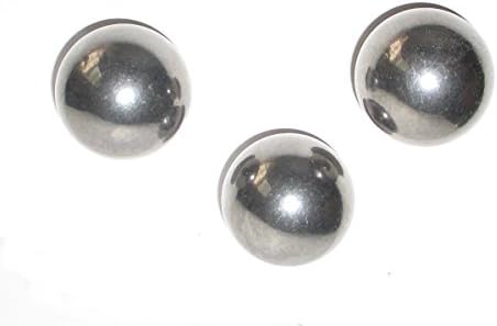 3 (Three) 1-1/2 inch Soft Polish Carbon Steel Balls CAN BE DRILLED