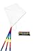 In the Breeze Coloring Diamond 20 Inch Kite - Single Line - Ripstop Fabric Kite - Includes Crayons, Kite Line and Bag - Creative Fun for Kids and Adults,3074