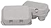Blank Split 6-Egg Flat Top Paper Pulp Carton [50 Pack]