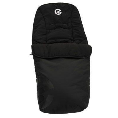 BabyStyle Oyster / Oyster Max Black Footmuff for Baby Pushchair by Baby Style