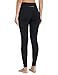 BALEAF Women’s High Waisted Yoga Leggings Mesh Workout Running Pants Tummy Control Black-Side Mesh Size XSthumb 3