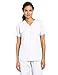 WonderWink Women's Peek-A-Boo Top, White, X-Large