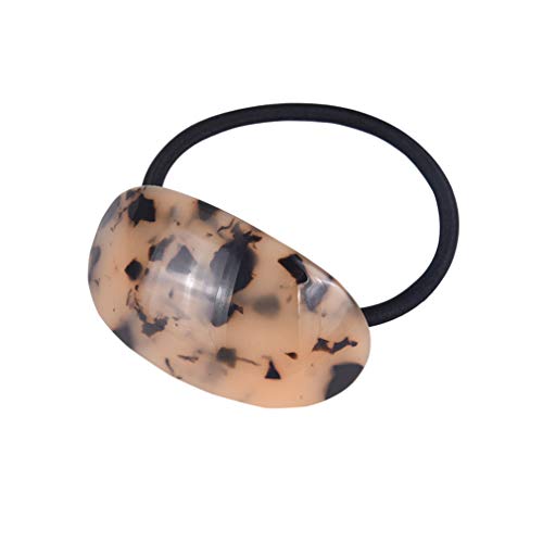 4PCS Leopard print Ponytail Cuffs Elastic Hair Band Hair Tie Stretch Headwear Hair Holder Set for Women Girls - Thumbnail 7