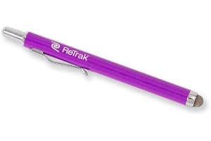 ReTrak Retractable Stylus, Purple (ETSTYLUSRL)
