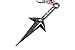 Dancingstars Naruto Minato Namikaze Teleporting Kunai Keychain (Black)