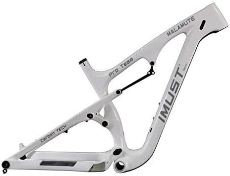 IMUST Carbon Fat Bike Full Suspension Frame Glossy 26er 12x197mm 16/18/20 inch