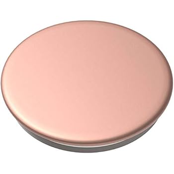 PopSockets: PopGrip with Swappable Top for Phones & Tablets - Aluminum Rose Gold