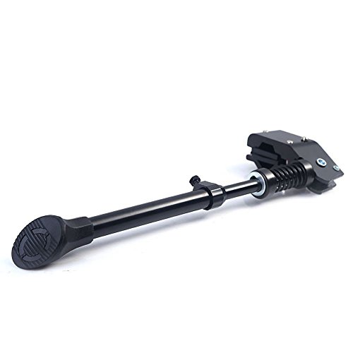 Aluminium Alloy Bike Kickstand (for Mountain Bikes, 700 Road Bicycles, Etc) - Fits 20", 24", 26", Adjustable, Black - by YOURSPORT