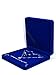 JunningGor Jewelry Set Velvet Box Necklace Earring Ring Necklace Bracelet Gift Display Case Wedding Jewelry Storage Holder (Royal Blue)