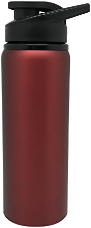 Admire U Best Sports Water Bottle - 24oz Large - Fast Flow, Flip Top Leak Proof Lid/One Click Open - Non-Toxic BPA Free &amp; Eco-Friendly 18/8 Stainless Steel