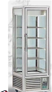 Vertical display pastry, ice cream, gastronomy TECFRIGO Snellè 400 btv Dim. 595x658x1815 mm Temp. -10/-21°C