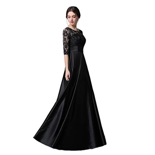 black lace mother of the bride dress