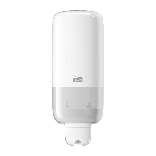 Dispensador de Jabón Manual para Jabón Líquido, Gel y Spray Blanco, Sistema de dispensación económico e higiénico S1/S11, 560000