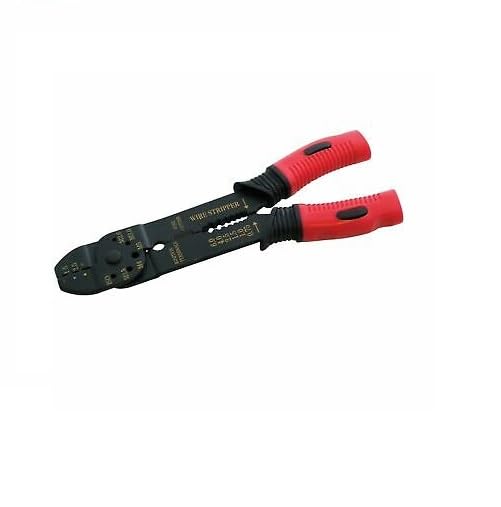 Mr. Gadget's Solutions New Crimping Tool 200mm (8") Non-Slip Cut, Cable Wire Stripper and Crimp