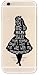 iPhone 6 / 6S Case, DECO FAIRY Case Bumper Ultra Slim Translucent Silicone Clear Case Gel Cover for Apple (Princess Girl Shadow Inspired by Alice in the Wonderland)