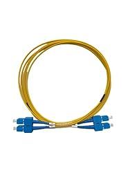 Cablix Single Mode Fiber Optic Patch Cord, Duplex