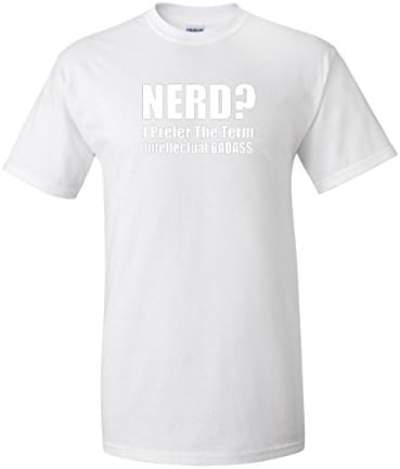 Infinity Men's I Prefer The Term Novelty Short Sleeve T-Shirt - 3X-Large - White