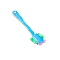 Willsa Brush Shoe Brush,Creative Long Handle Shoe Brush Household Cleanser Soft Coated Multi Shoe Brush,Long Handle Clothes Shoes Scrubbing Brushes