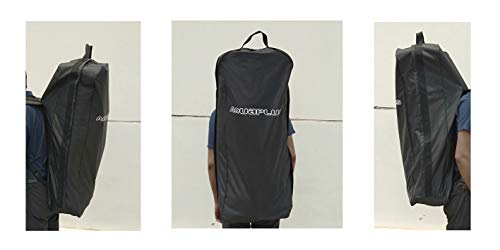 Aqua Plus 10'x32"x6" Inflatable SUP for All Skill Levels with Stand Up Paddle Board, Adjustable Paddle, Double Action Pump, Journey ISUP Travel Backpack, Leash, TPU Waterproof Bag, Shoulder Strap - Thumbnail 3