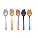 COMIART Stainless Steel Sporks, 6.1 Inch Fork Spoon 2 in 1 for Elderly Household Use Camping Travel Hiking Party, Flatware for Spaghetti Salad Fruit Appetizer Ice Cream Dessert, Pack of 4
