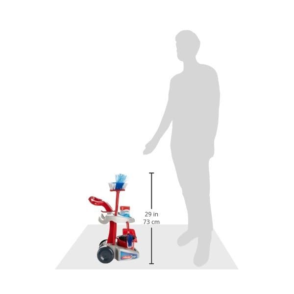Theo Klein 6721 Vileda Broom Trolley I The Set with Robust Accessories Including Mop , Bucket , Broom and much more I… – Bild 5