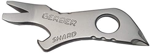 CHASIROMA Shard Keychain Tool 7-in-1 Key Tool Keychain Multi-Tool Pry Bar Bottle Opener EDC Pocket Tool Keychain