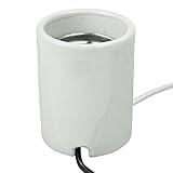 Mogul Base Socket 12 in. Lead - No. 14 AWG - 200 Deg. C - 600V Pulse Rated - For Standard MH, Pulse Start MH and HPS Lamps