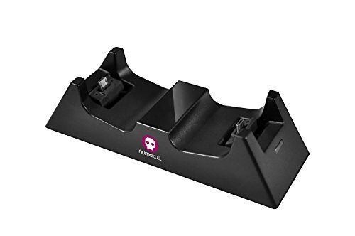 Numskull-Tower-Dual-Charger-for-Dualshock-4-Controller-Gamepad-Joystick-Stores-10-Games-PlayStation-4