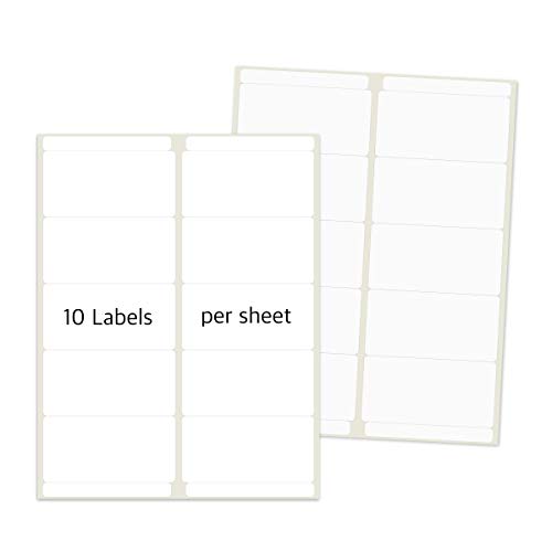 PACKZON Shipping Labels for Laser & Inkjet Printers, with Self Adhesive 2 x 4 Inch (5,000 Labels / 500 Sheets)