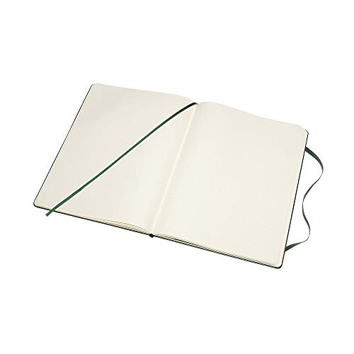Moleskine Classic Notebook, Hard Cover, XL (7.5" x 9.5") Dotted, Myrtle