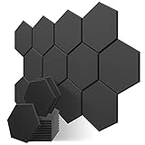 JBER Hexagon Sound Proof Foam Panels, Acoustic Foam
