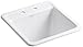 Kohler K-6655-2-0 Park Falls Self-Rimming Sink with Two-Hole Faucet Drilling, White