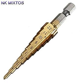 Generic 1Pcs HSS Step Drill Bit Set Titanium Drill Bit Set Drill Hole Power 3-12mm Tools Carbide Drill