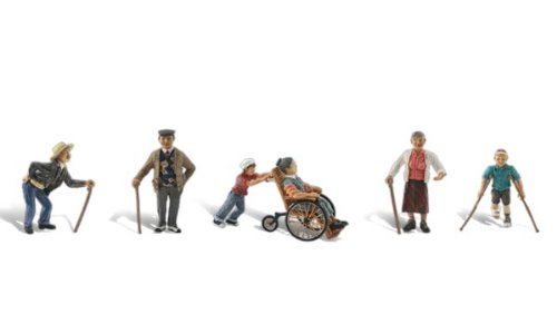 Physically Challenged (6 Figures w/Walking Aids)