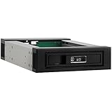 Kingwin Aluminum Single Bay Hot Swap Mobile Rack For 2.5” or 3.5” SSD/HDD, Internal SATA Hard Drive Backplane Enclosure, Support SATA I/II/III &amp; SAS I/II 6Gbps and [Optimized for SSD]