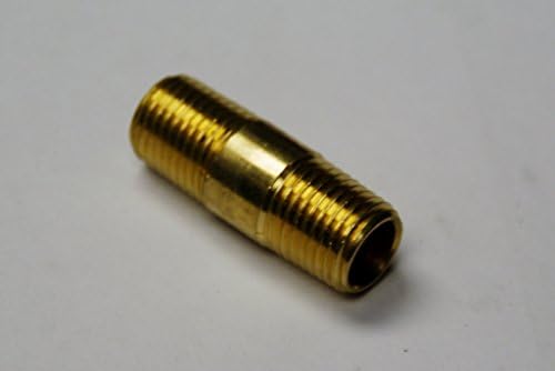Brass Fitting: Nipple 1/4" Pipe 1.5" overall Length Qty 25