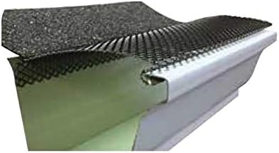 (100 feet) Ultra Flo Leaf Guard Gutter Protector for 6" K-Style Gutters. Regular Hole Step-Down. 25 Panels x 4.00' Each.