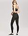 CRZ YOGA Women's Naked Feeling Workout Leggings 25 Inches - High Waisted Yoga Pants with Side Pockets Printed Grey Olive Small