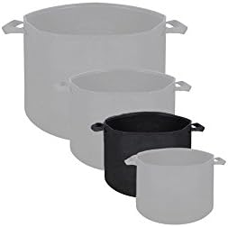 HydroluxBlack Breathable Fabric Grow Bag Planter Smart Hydroponic Plant Container Aerated Pot with Handles (1 Count, 2 Gallon)